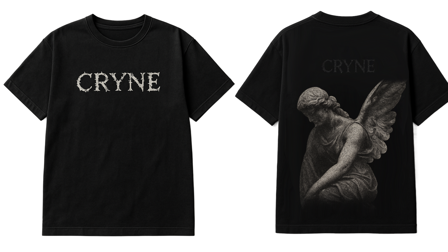 Black Chaotic Statue Tee - PRE ORDER