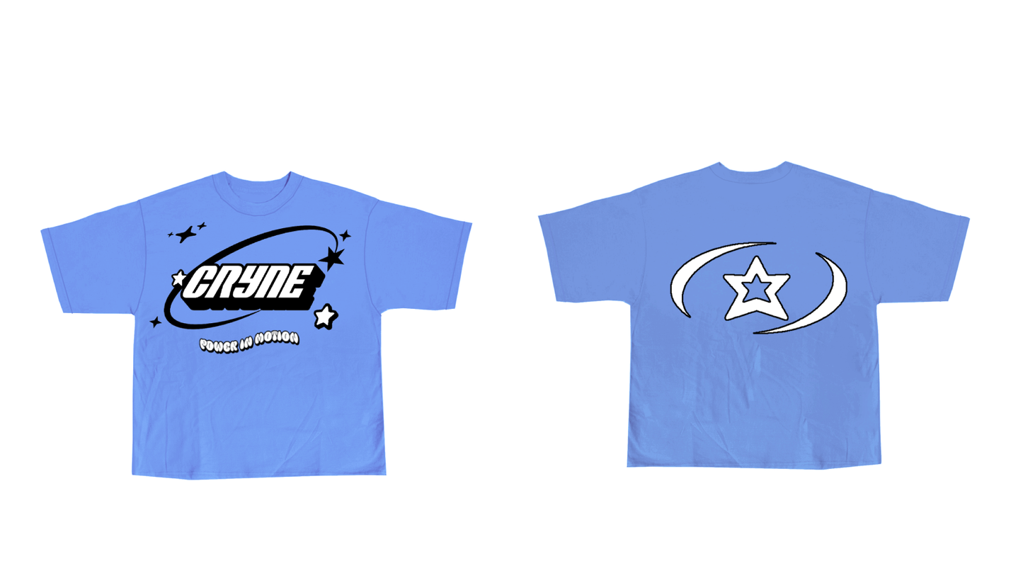 Light Blue / White Cryne Tee - PRE ORDER