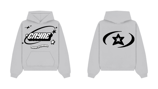 White / Black Cryne Hoodie - PRE ORDER